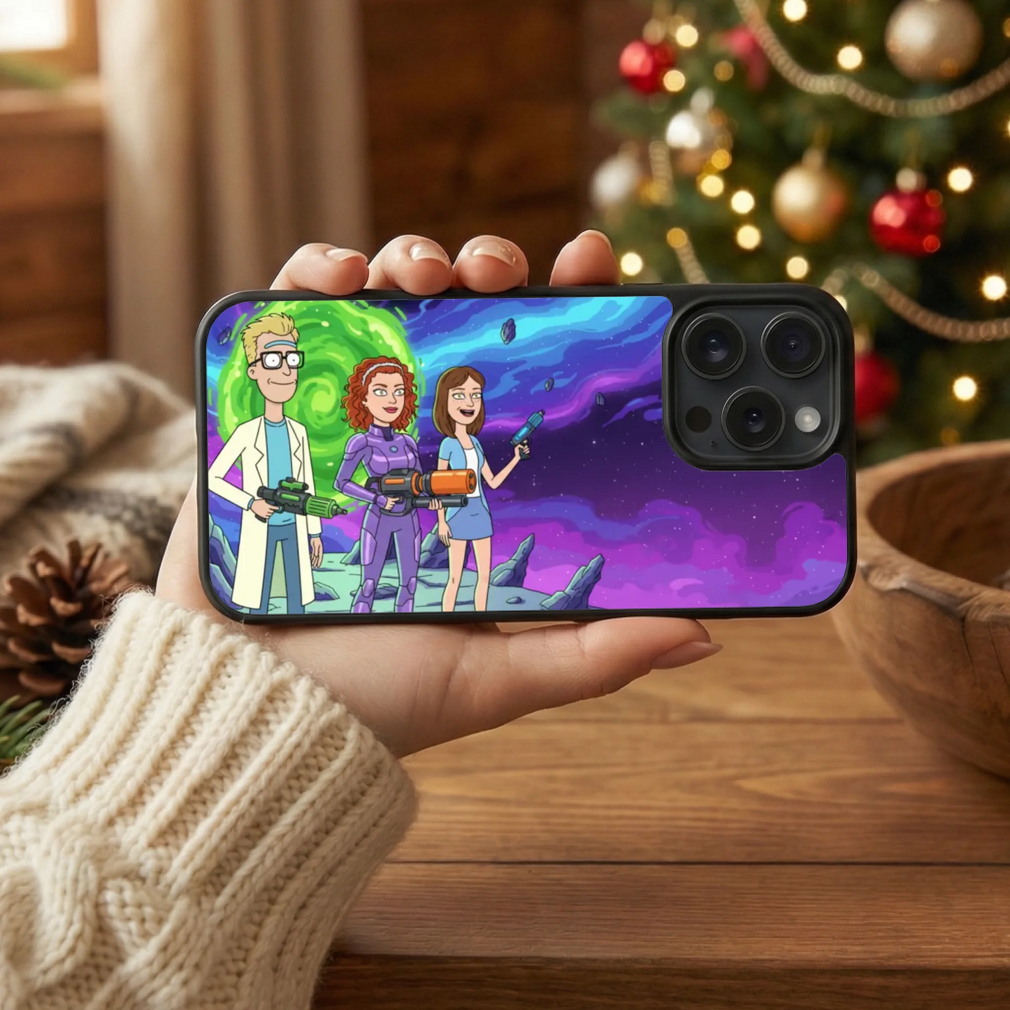 photo coque téléphone horizontal printia noël