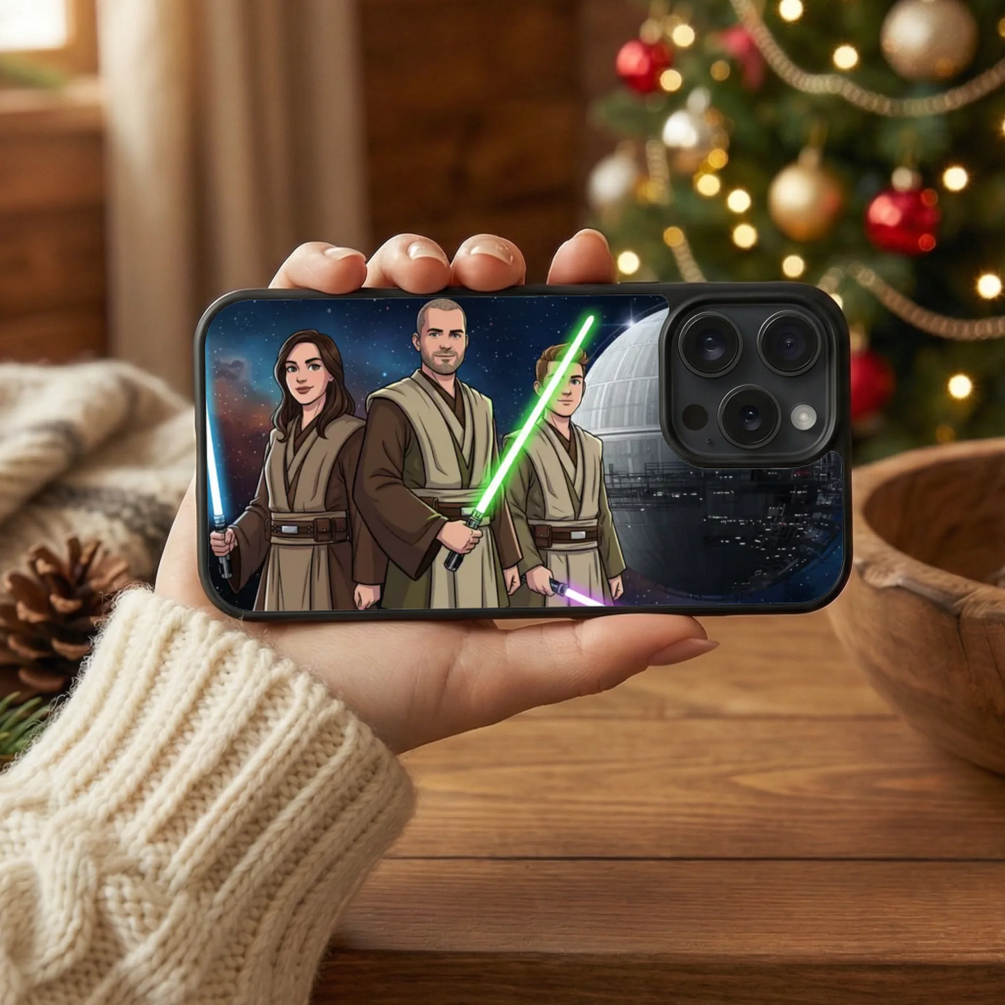 photo coque téléphone horizontal printia noël