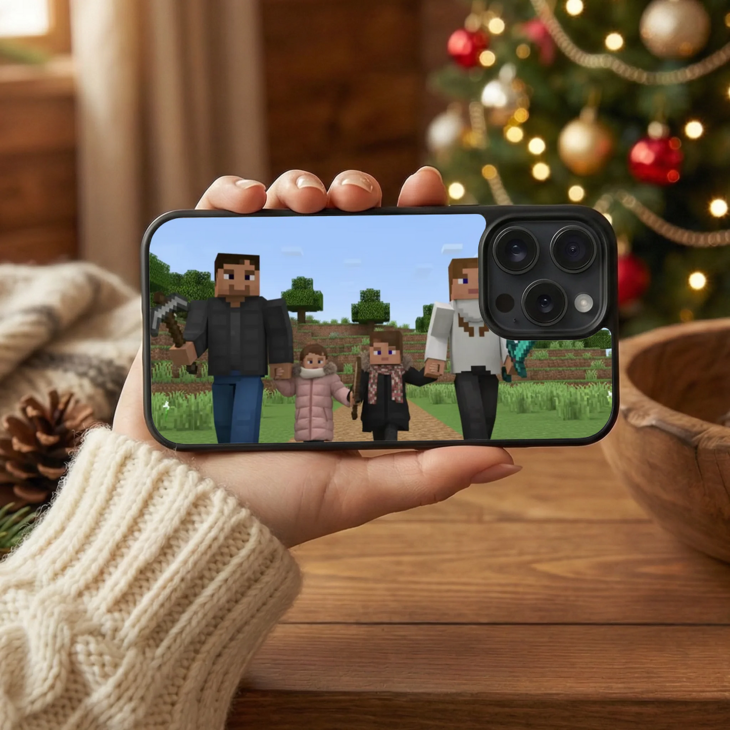 photo coque téléphone horizontal printia noël