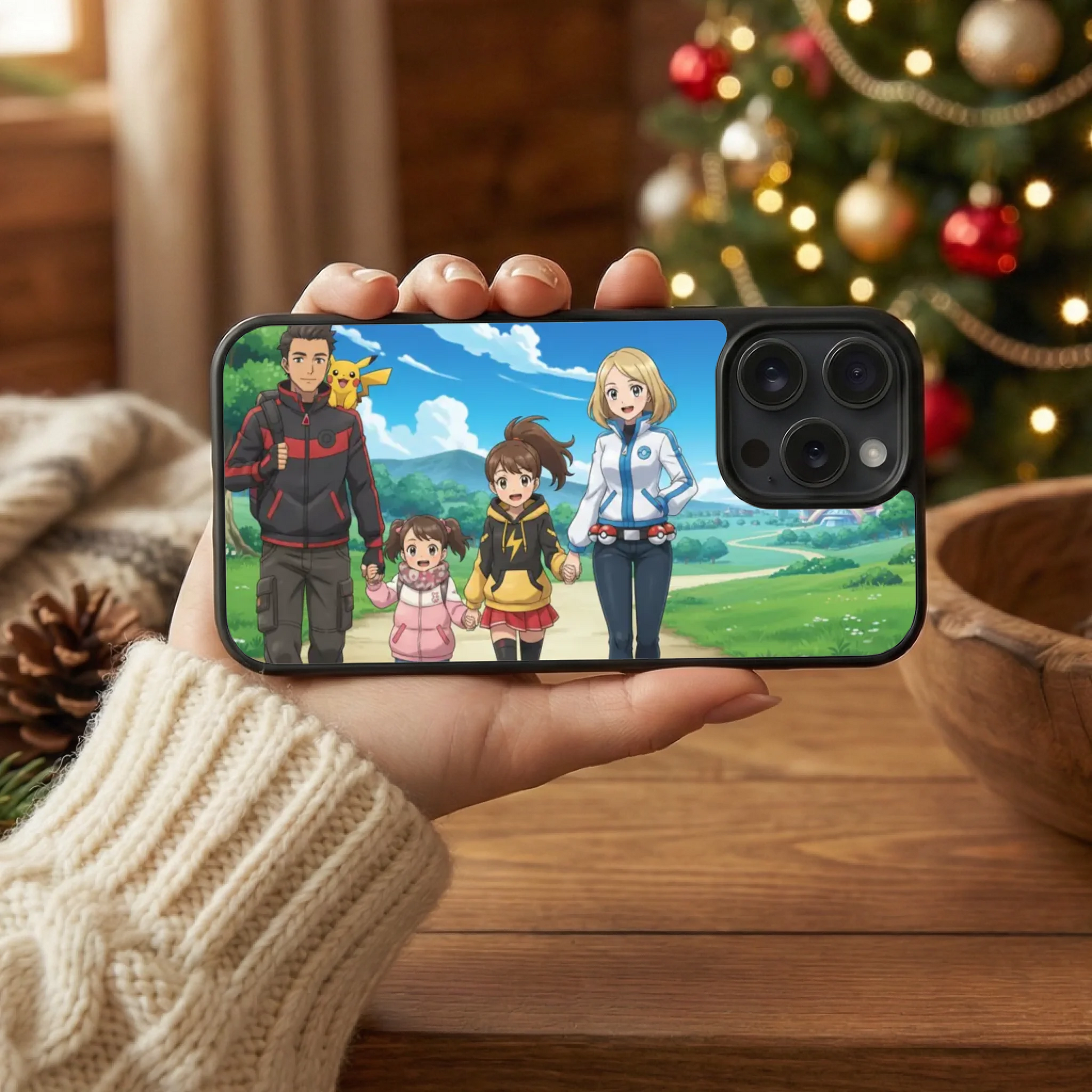 photo coque téléphone horizontal printia noël