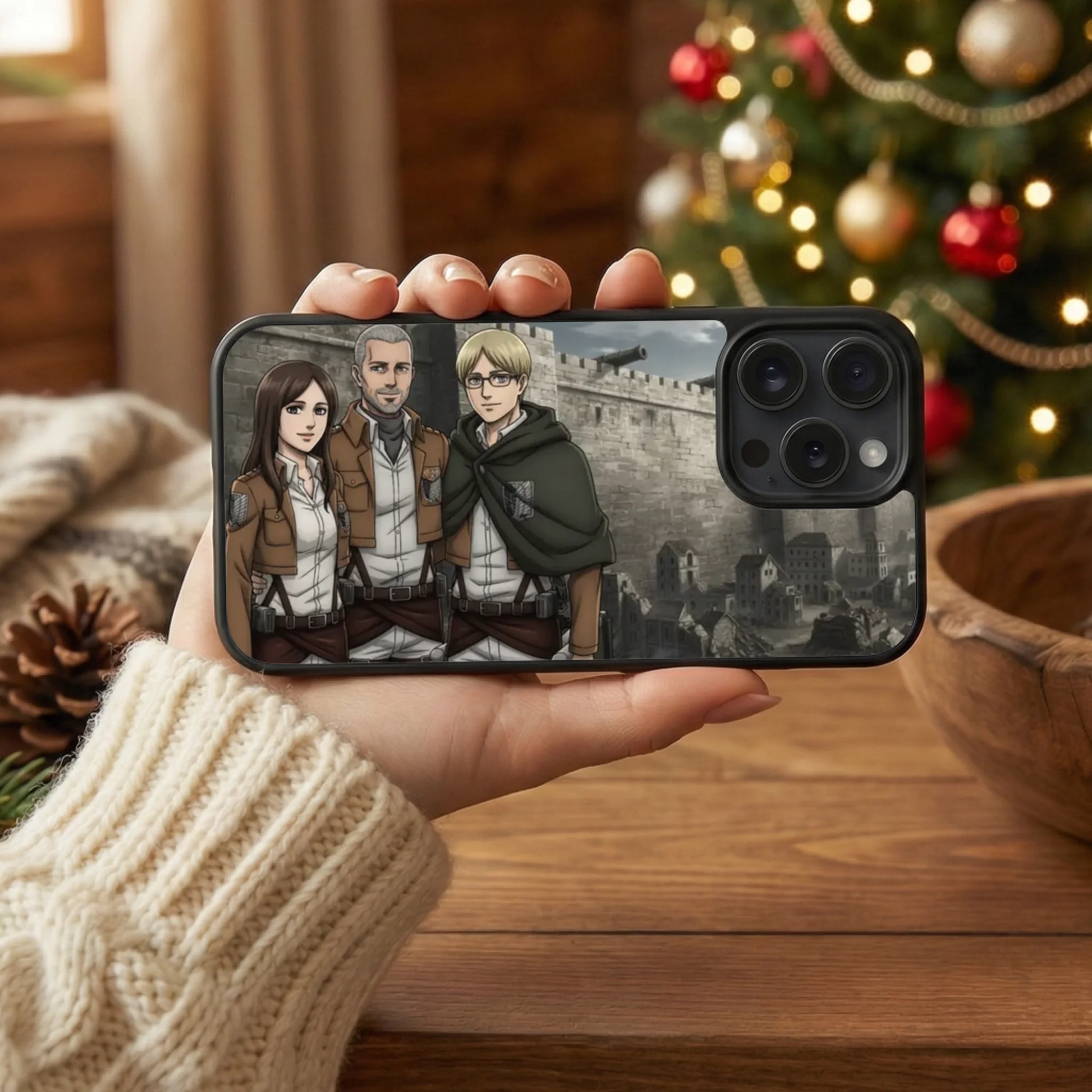 photo coque téléphone horizontal printia noël