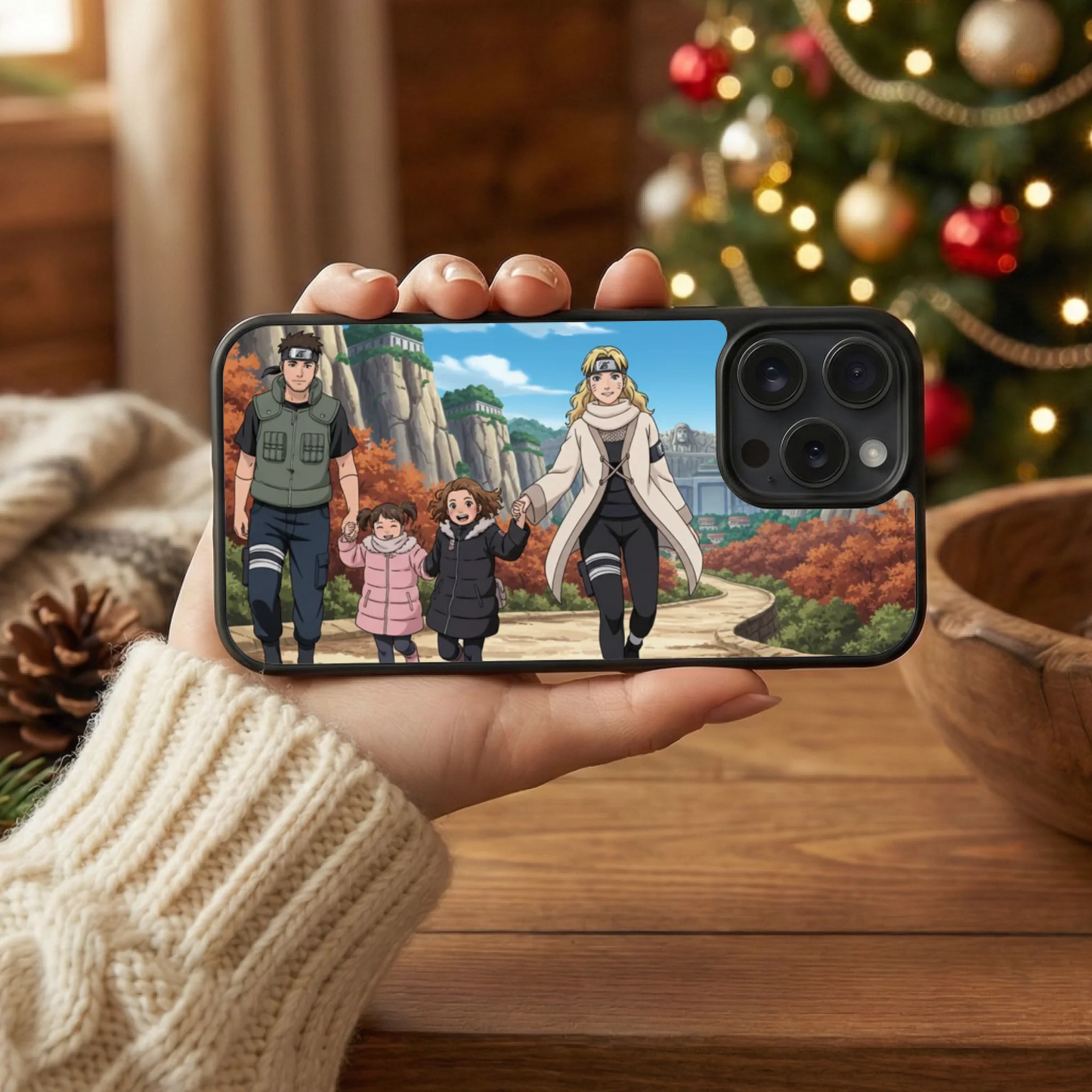 photo coque téléphone horizontal printia noël