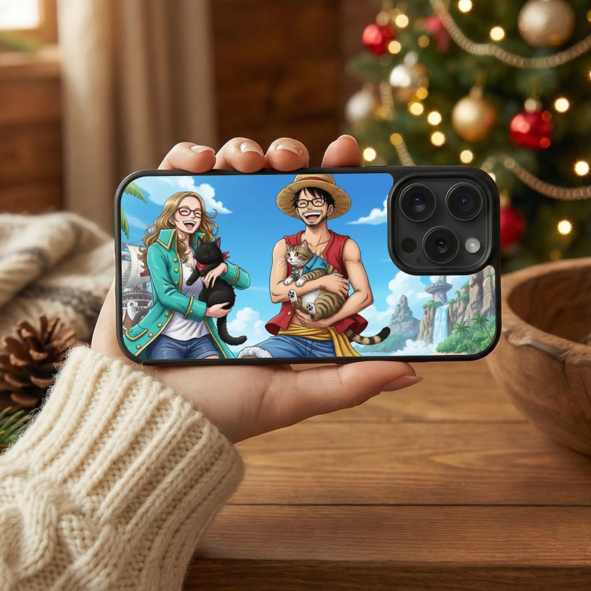 photo coque téléphone horizontal printia noël