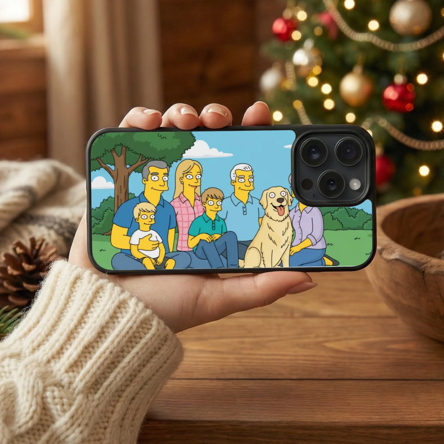 photo coque téléphone horizontal printia noël