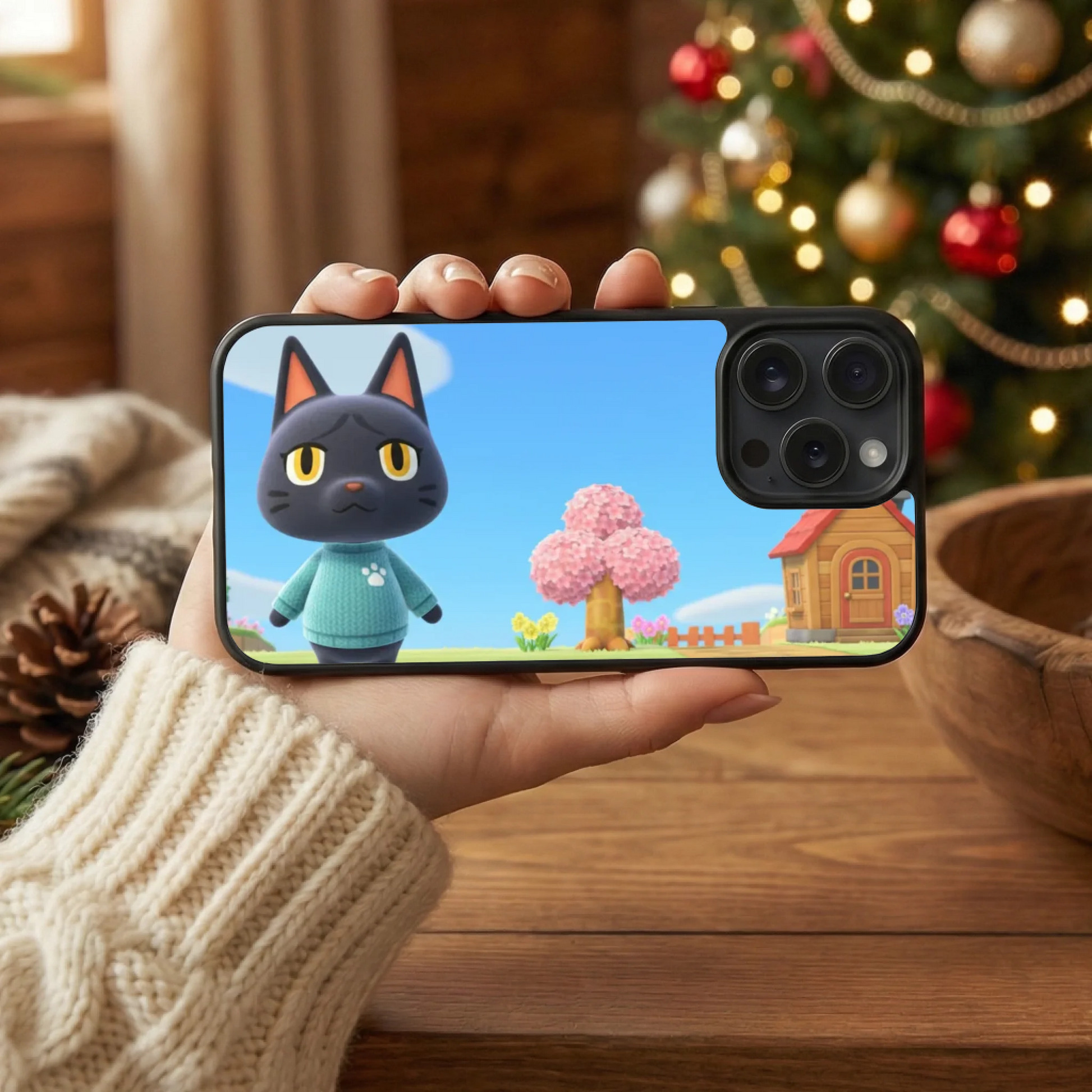 photo coque téléphone horizontal printia noël