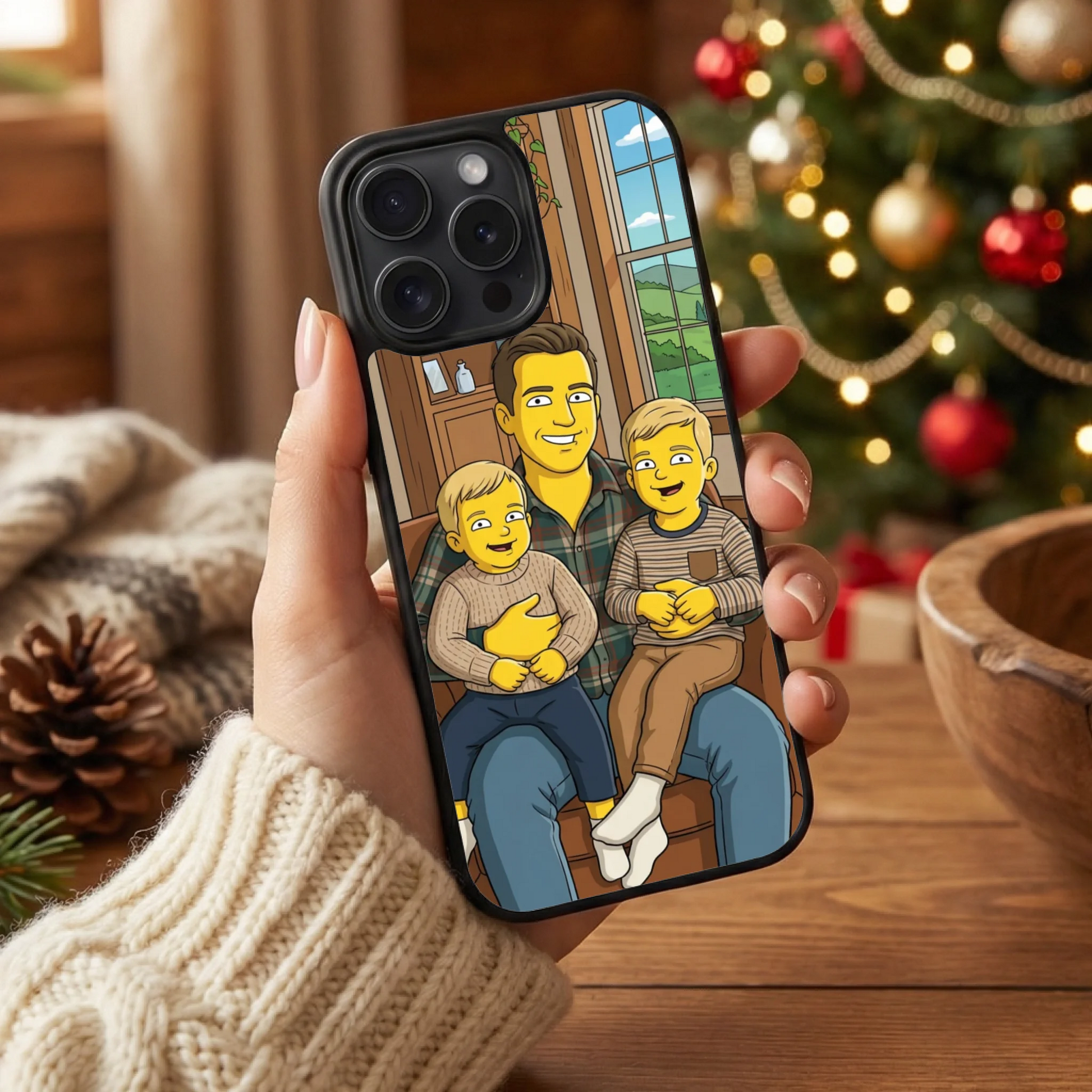 photo coque téléphone printia noël