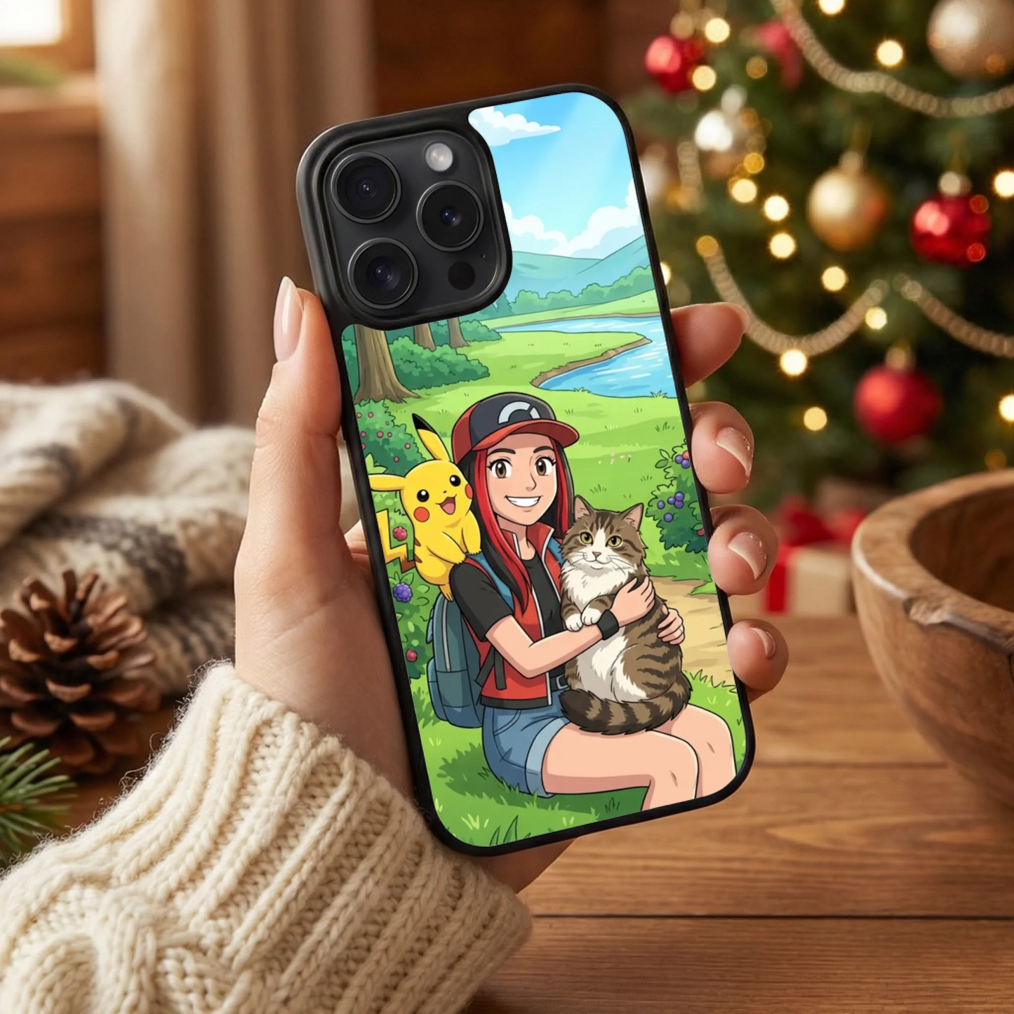 photo coque téléphone printia noël
