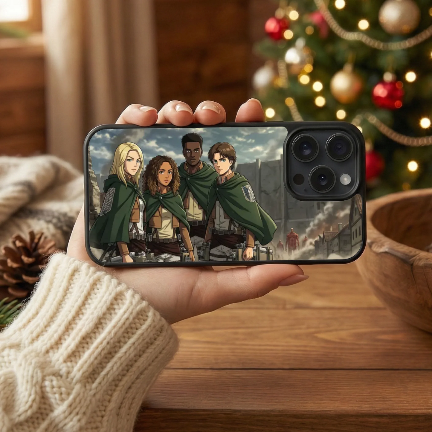 photo coque téléphone horizontal printia noël